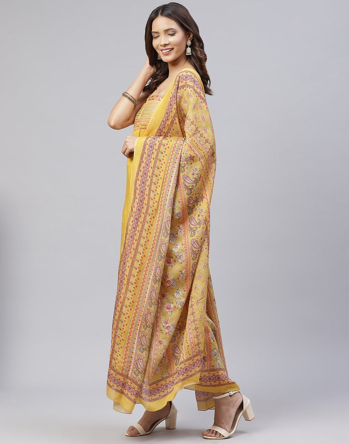 Muslin Embroidered Suit Piece