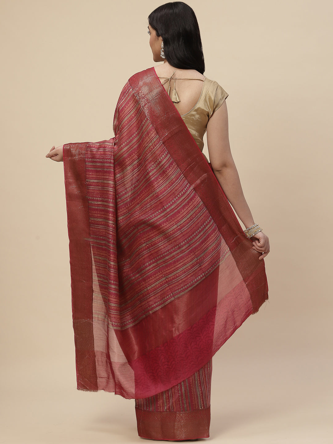 Digital Printed Cotton Saree