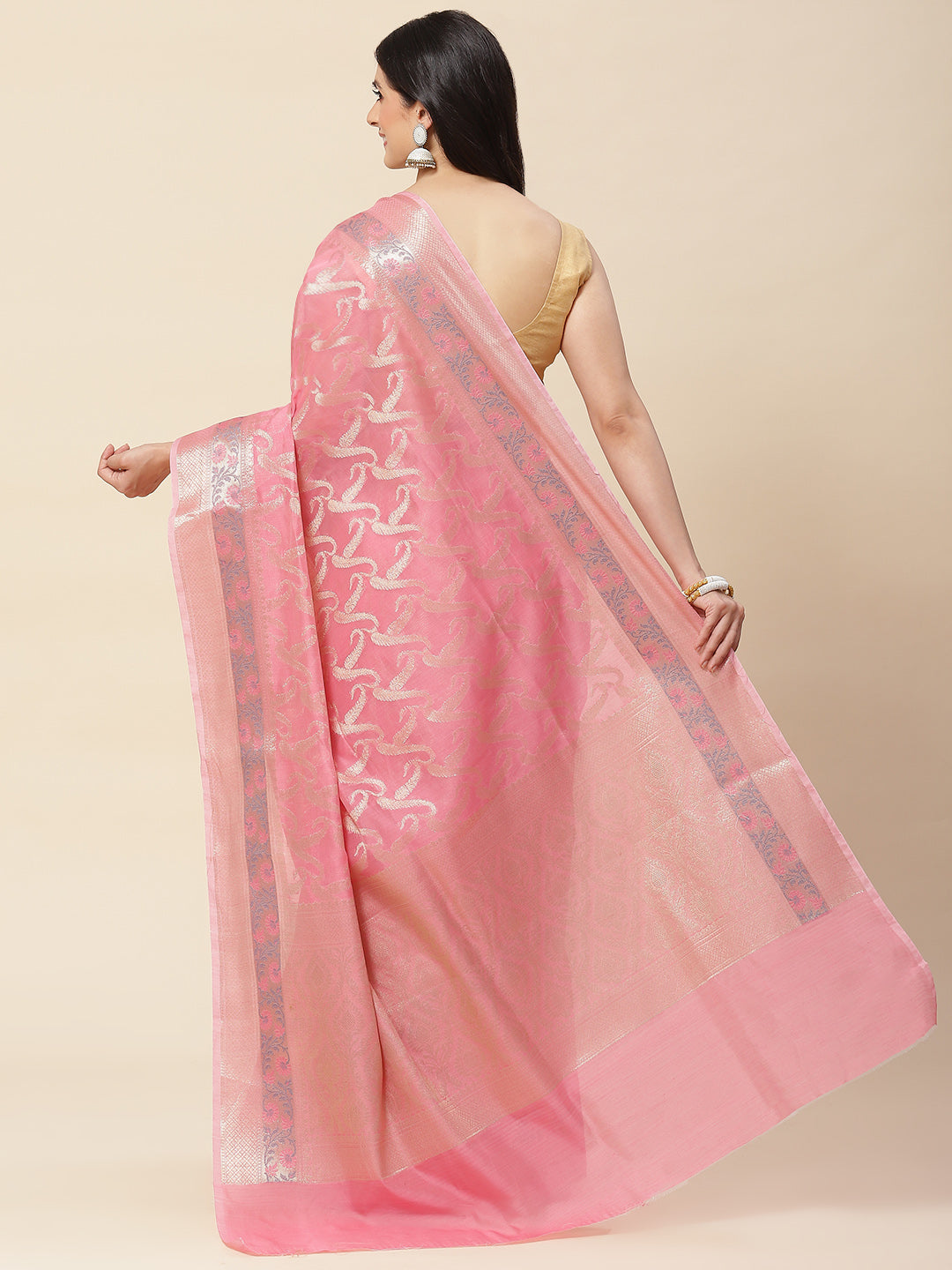 Zari Woven Cotton Saree