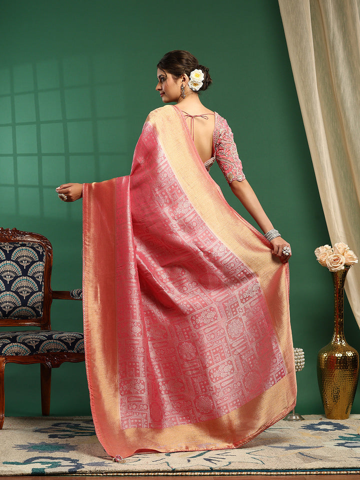 Embroidered Banarasi Saree