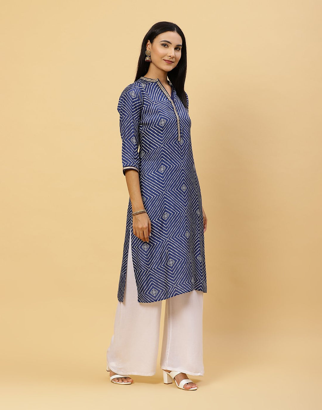 Printed Cotton Muslin Kurti