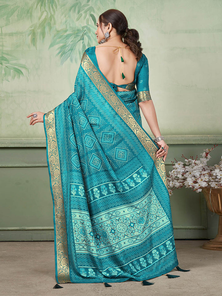 Printed Art Silk Saree