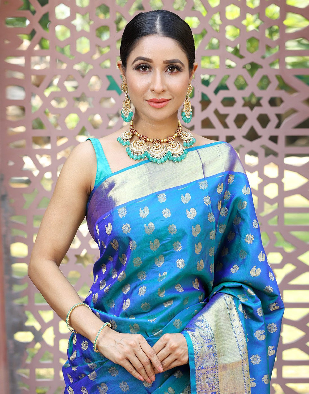 MBZ Meena Bazaar-KANJIVARAM SILK SAREE