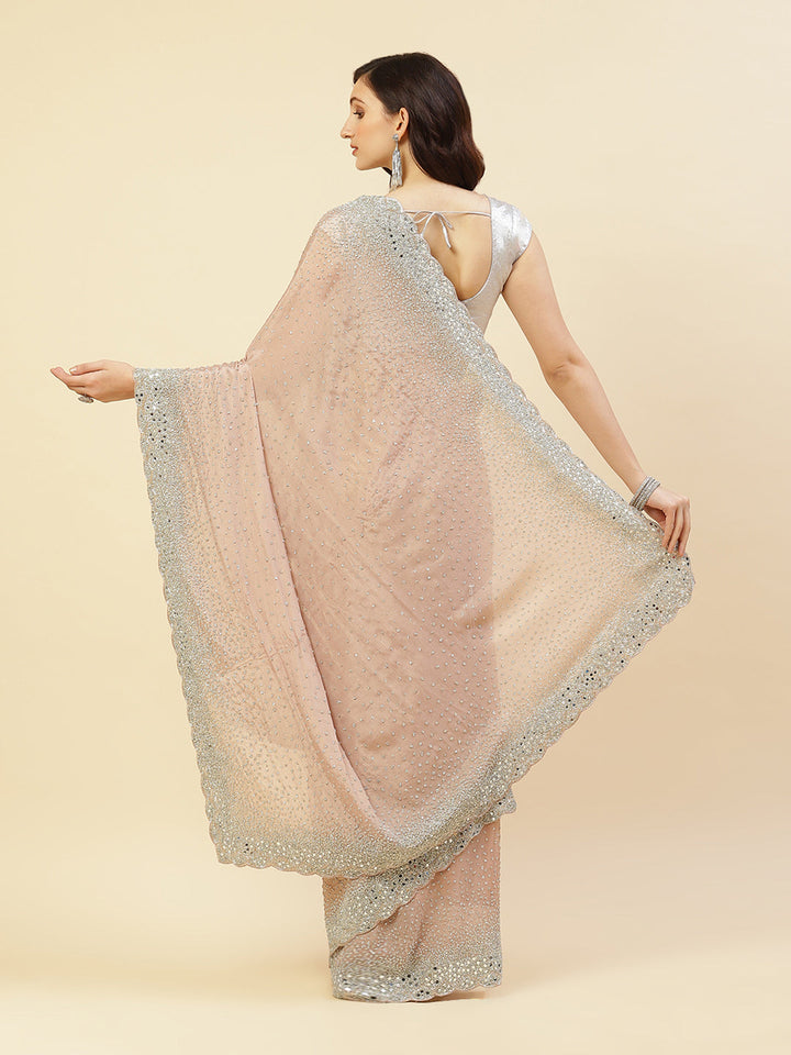 Sequence Crepe Saree