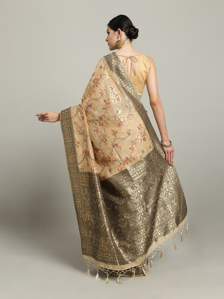 Zari Jaal Art Silk Woven Saree