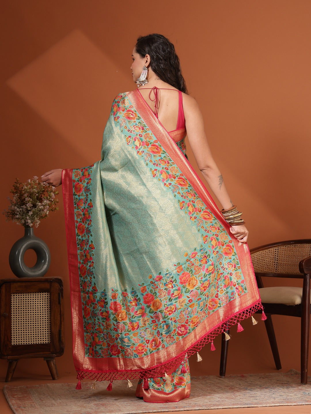 Woven Design Dola Silk Saree