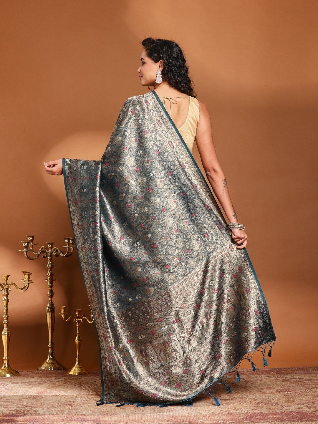 Woven Design Art Silk Saree