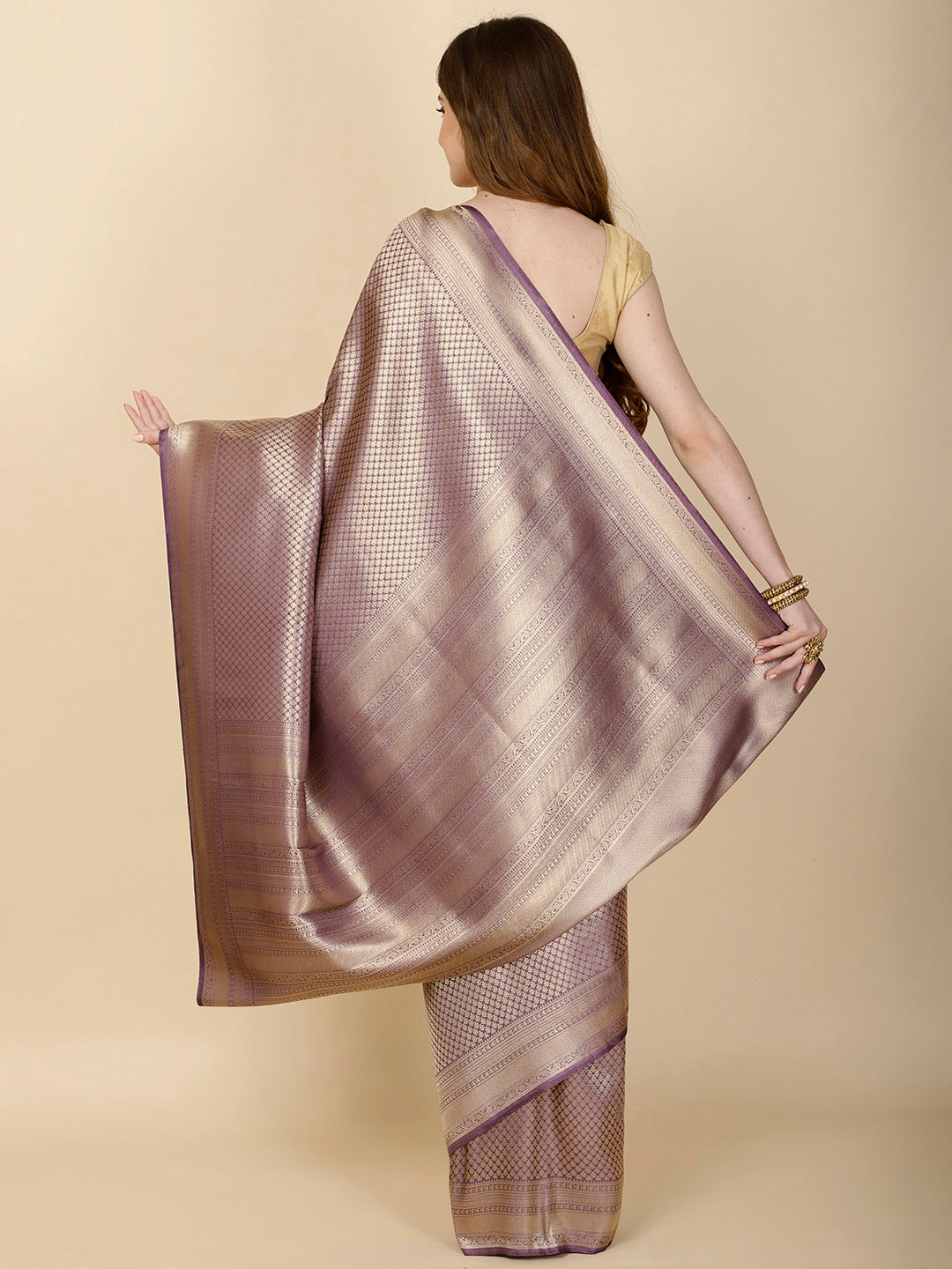 Ethnic Motifs Woven Handloom Saree