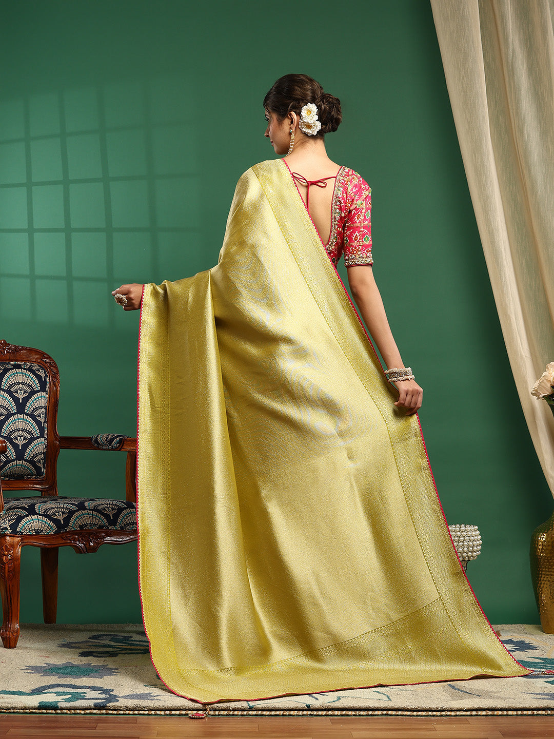 Embroidered Banarasi Saree