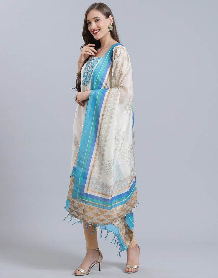 Chanderi Suit Set