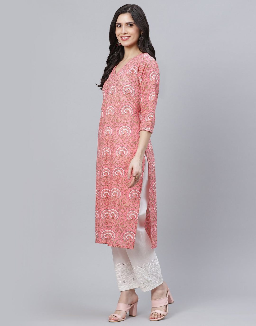Cotton Printed Kurti with Pant