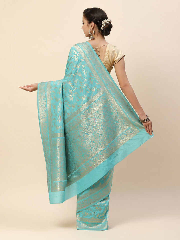 Zari Zaal Art Handloom Woven Saree
