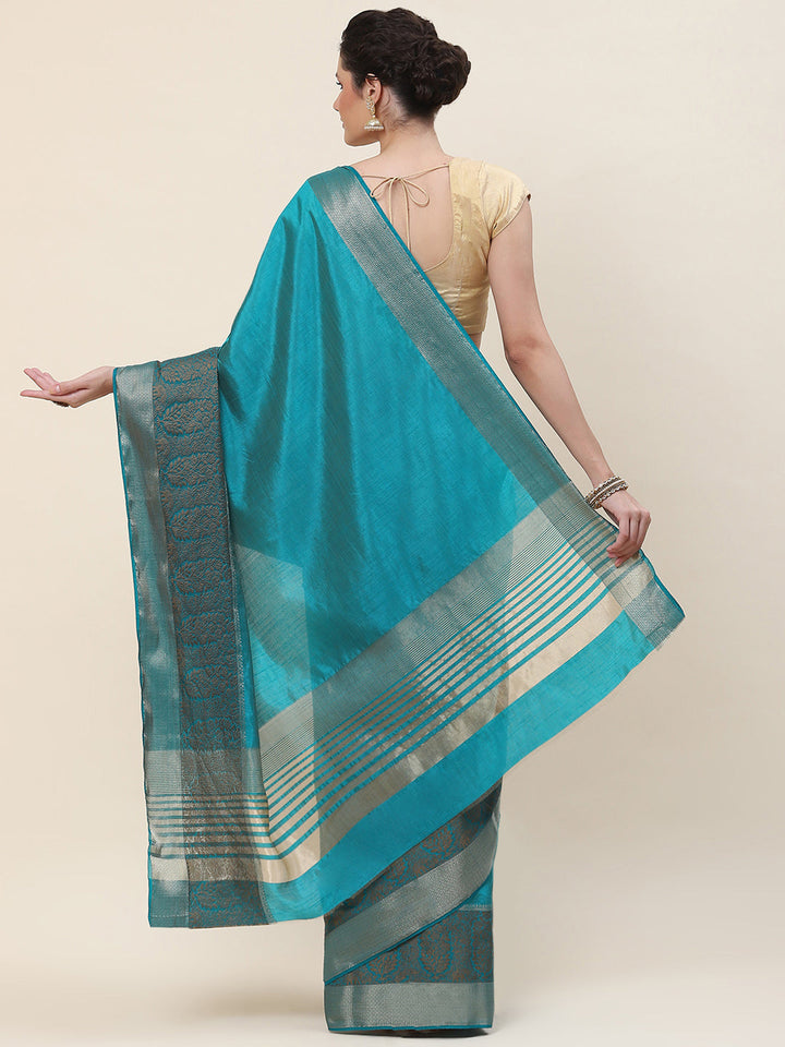 Zari Border Woven Handloom Saree