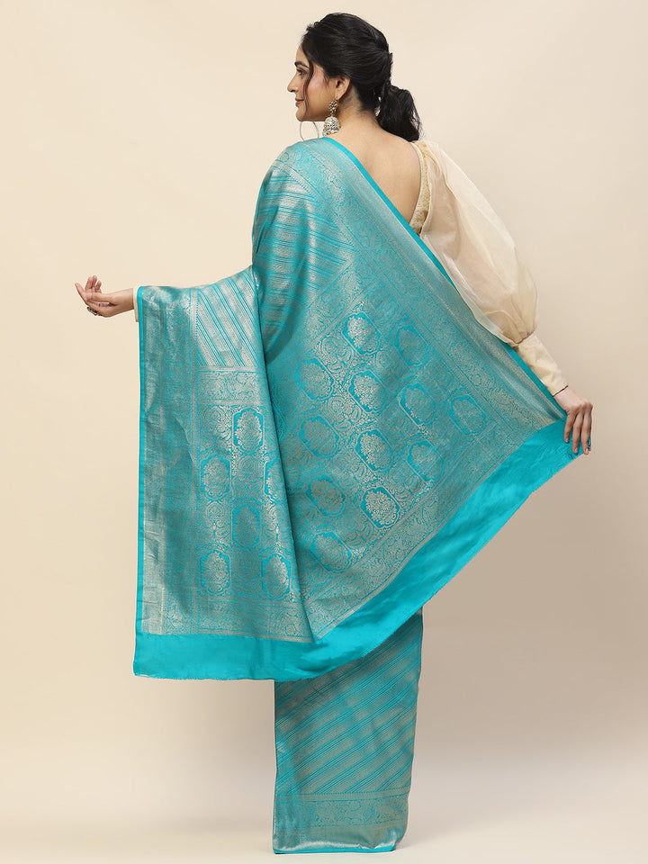 Zari Jaal Woven Handloom Saree
