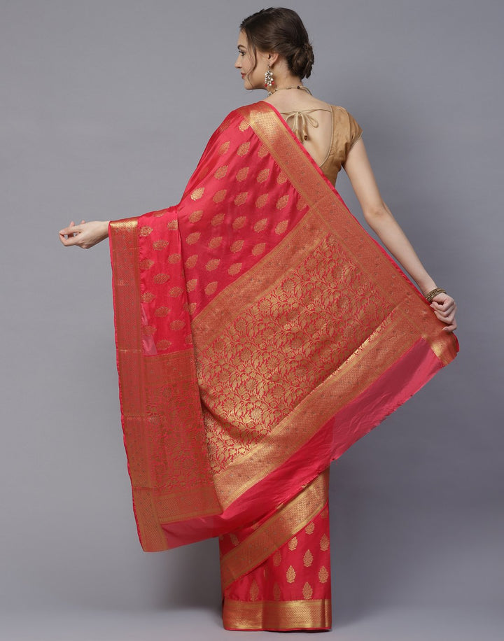 Art Crepe Saree with Stone Work