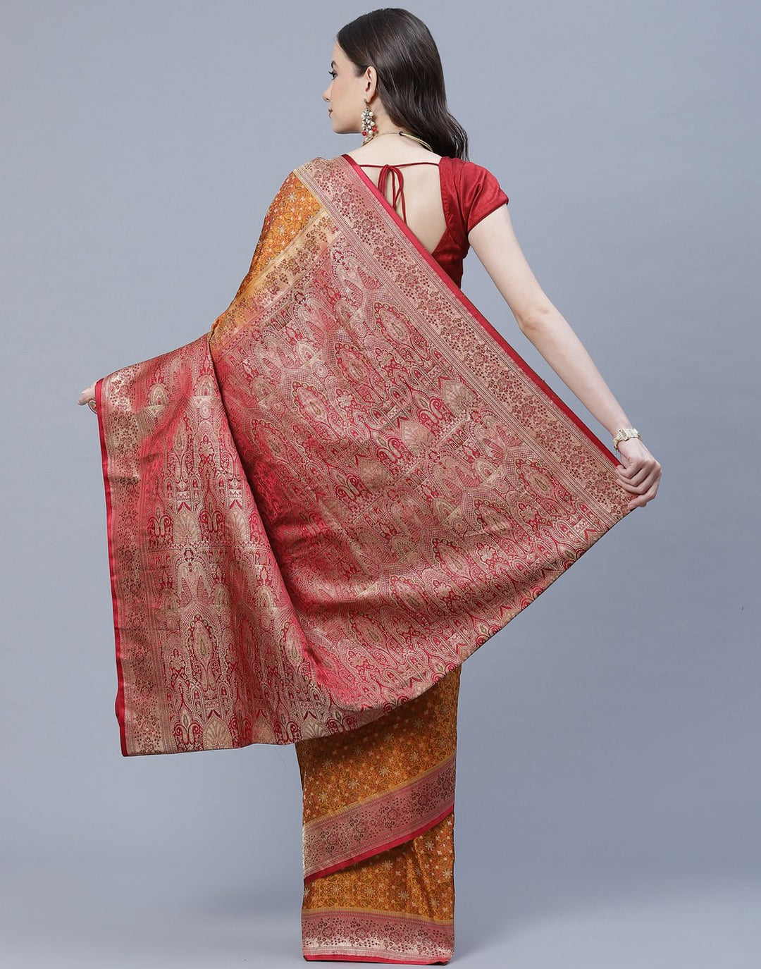 Woven Banarasi Tanchoi Saree