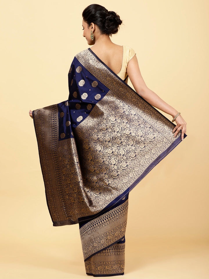 Floral Booti Handloom Woven Saree
