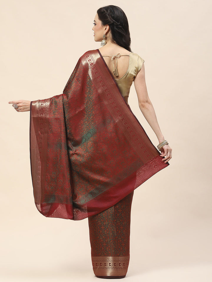 Zari Border Woven Cotton Saree