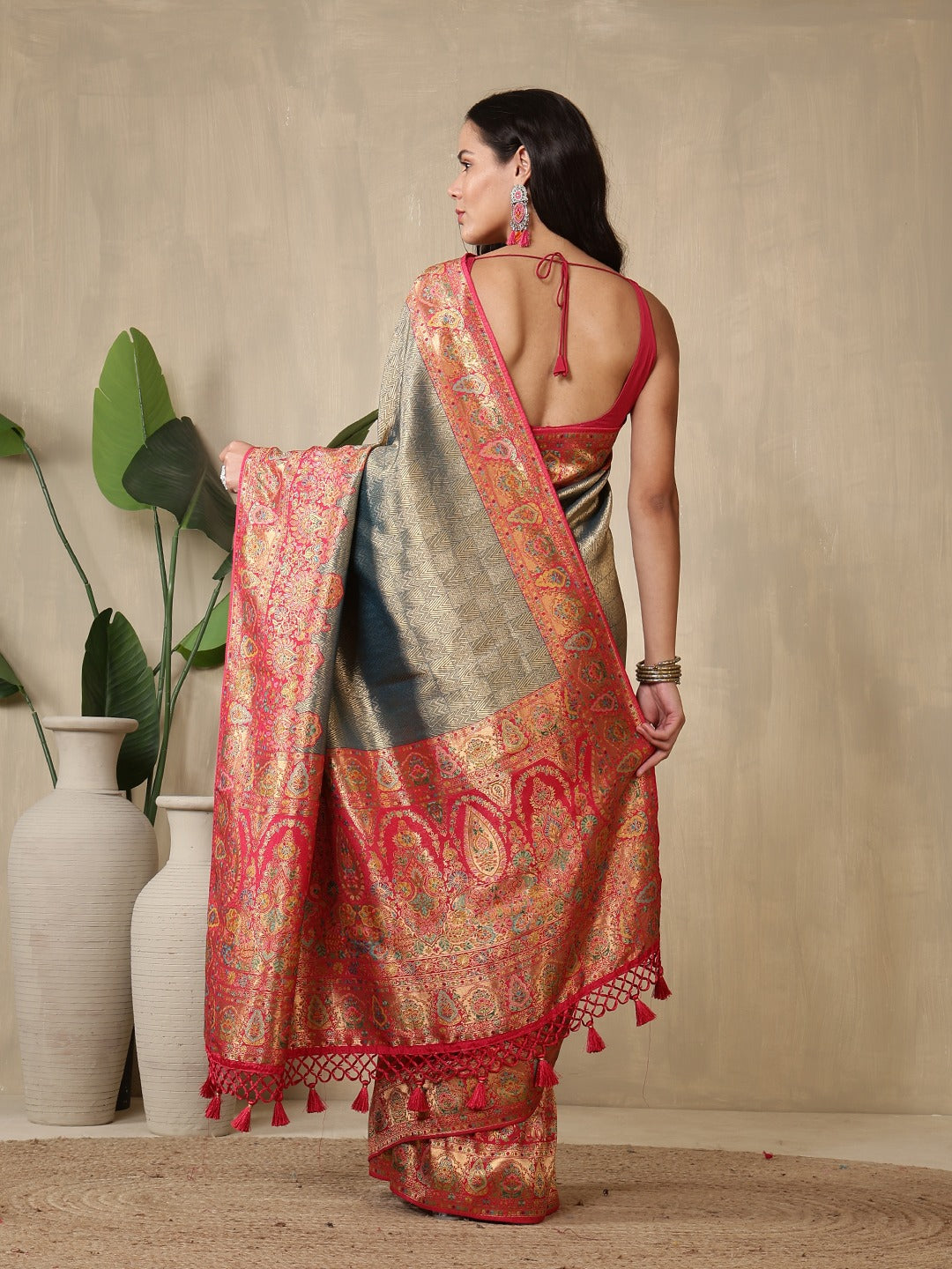 Woven Design Dola Silk Saree