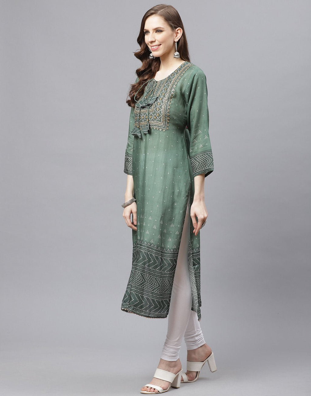 Elegant Straight Cotton Kurti