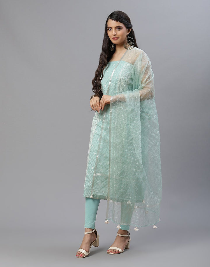 Chanderi Embroidered Suit piece