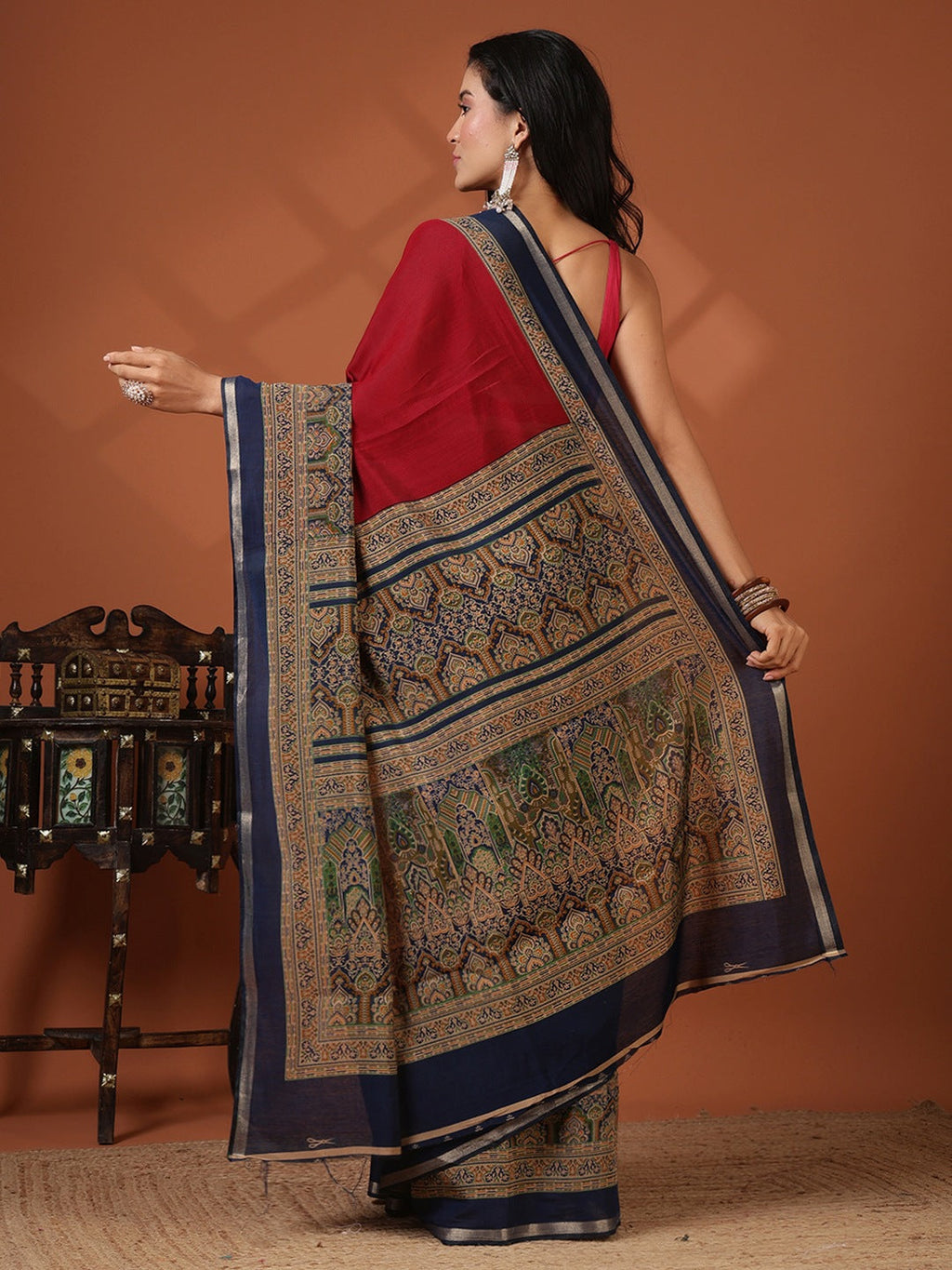 Printed Art Silk Saree