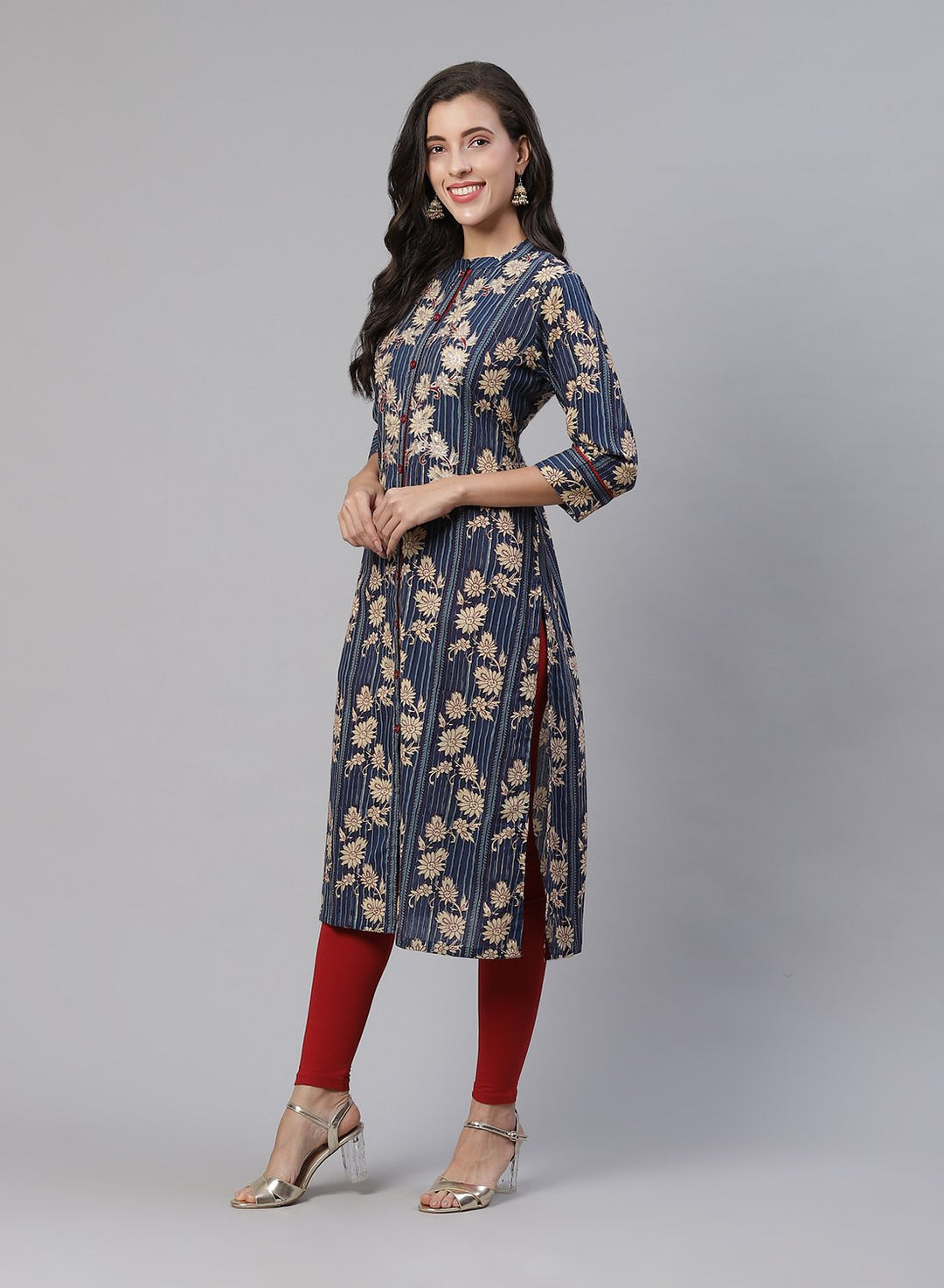 Embroidered Cotton Kurti