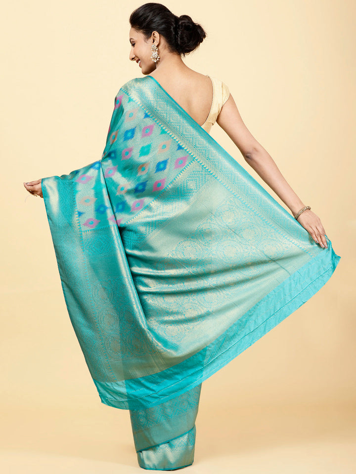 Brocade Handloom Woven Saree