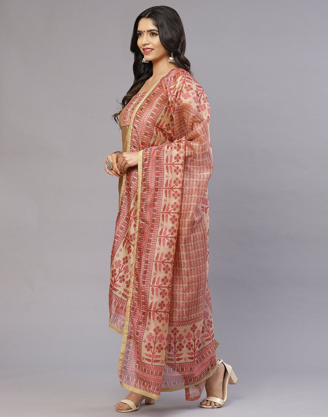 Chanderi Suit Set