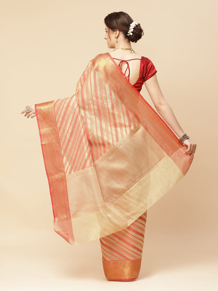 Zazri Border Cotton Woven Saree