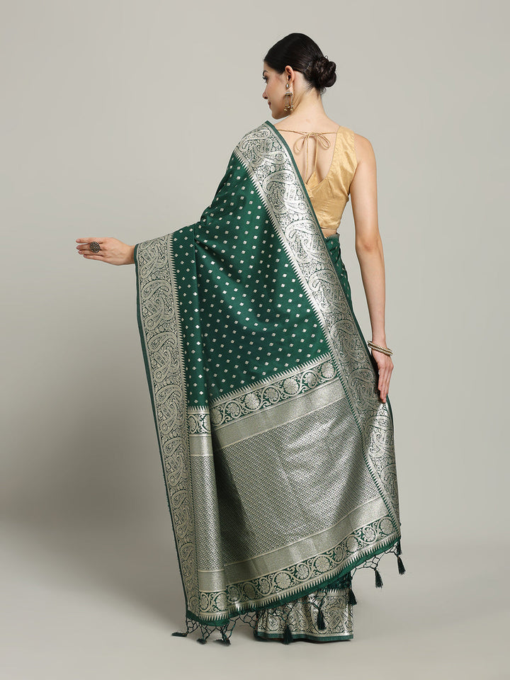 Zari Jaal Art Silk Woven Saree