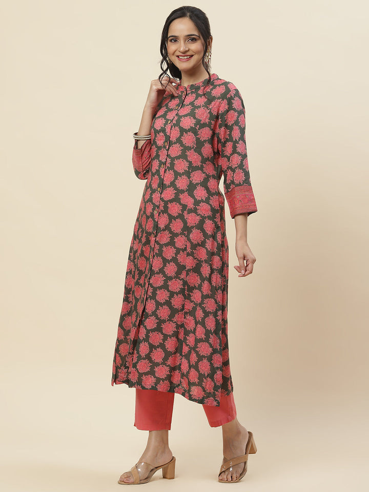 Printed Cotton Kurta