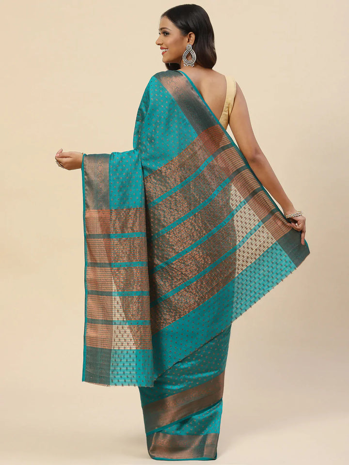 Zari Booti Handloom Woven Saree