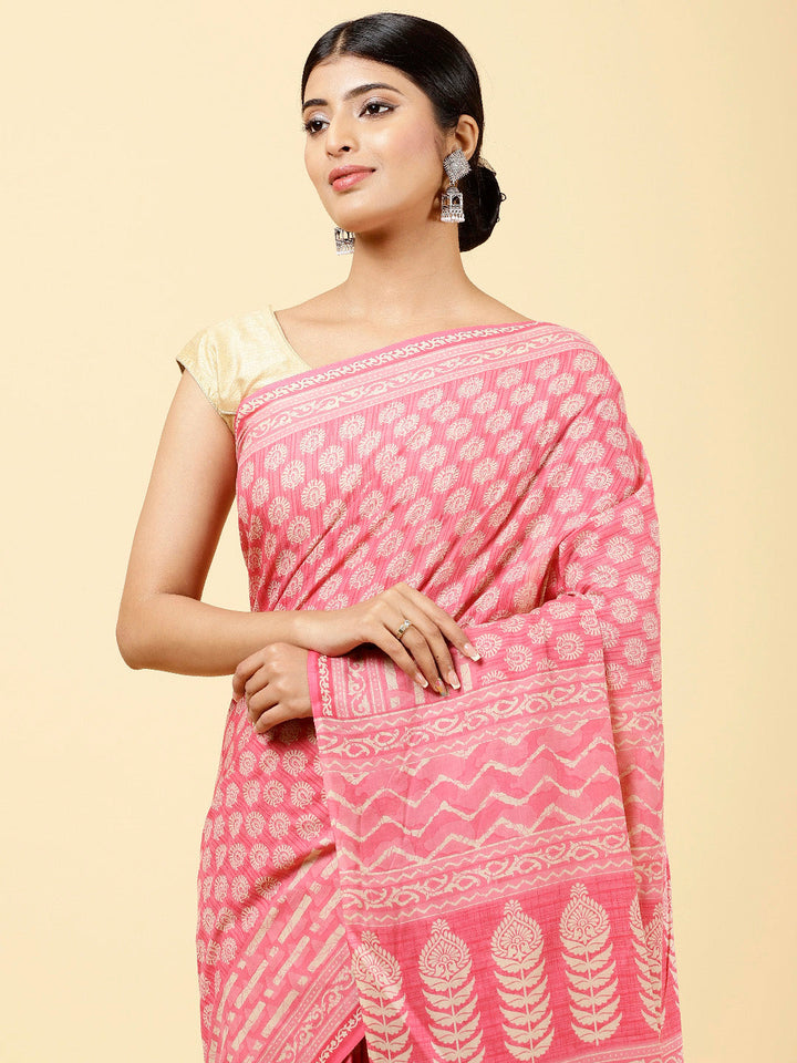 Printed Cotton Saree