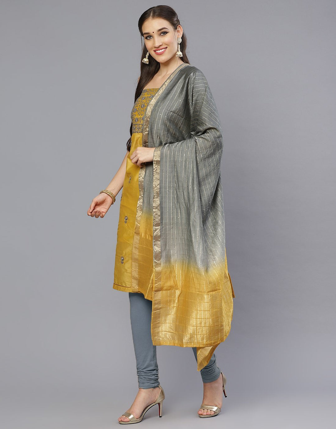 Chanderi Suit Set