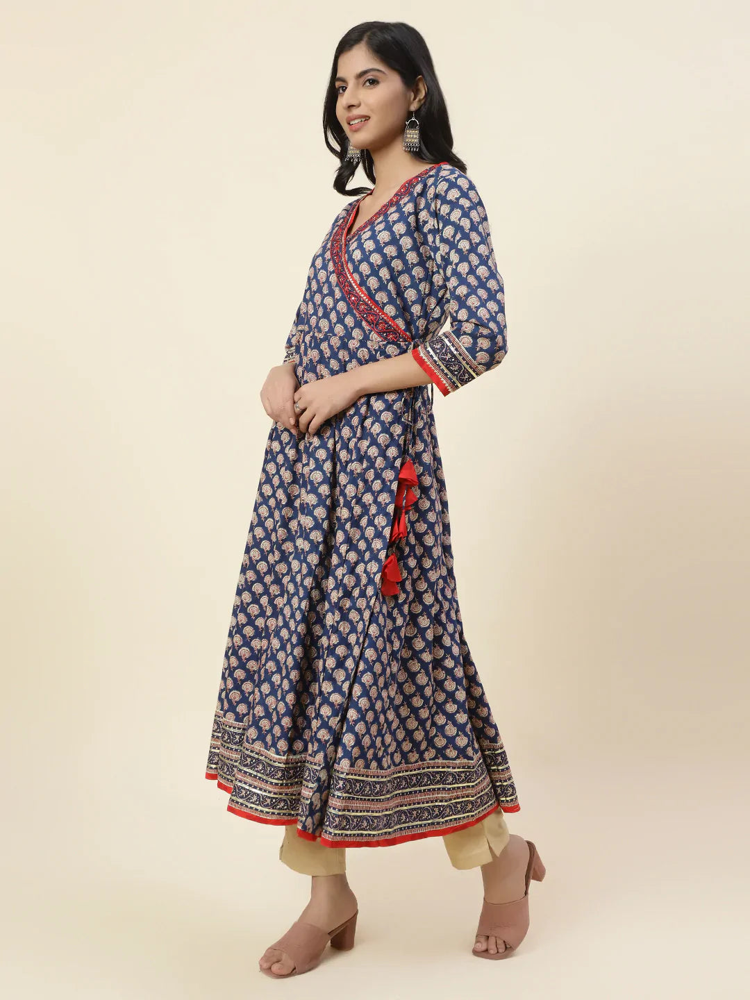 Printed Cotton Anarkali Kurta