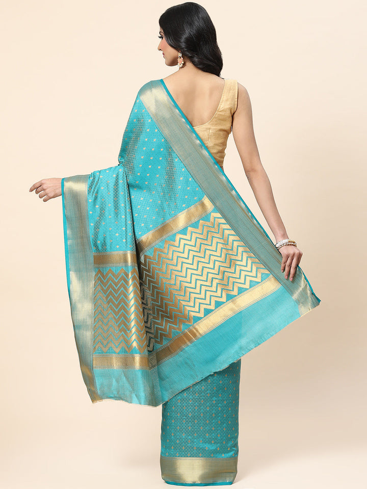 Zari Booti Handloom Woven Saree