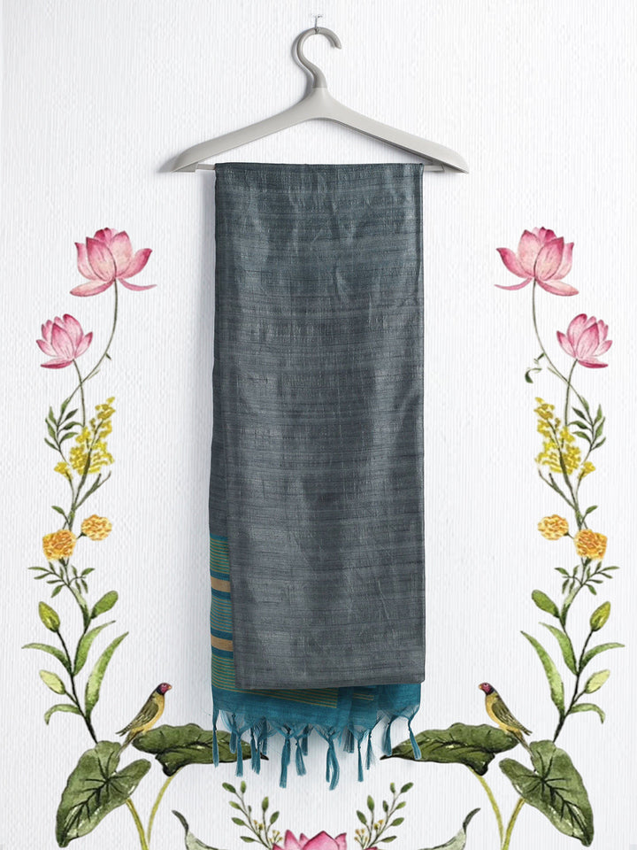 Printed Tussar Saree