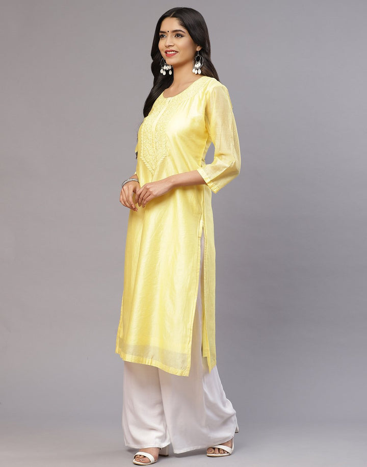 Cotton Chanderi Kurti