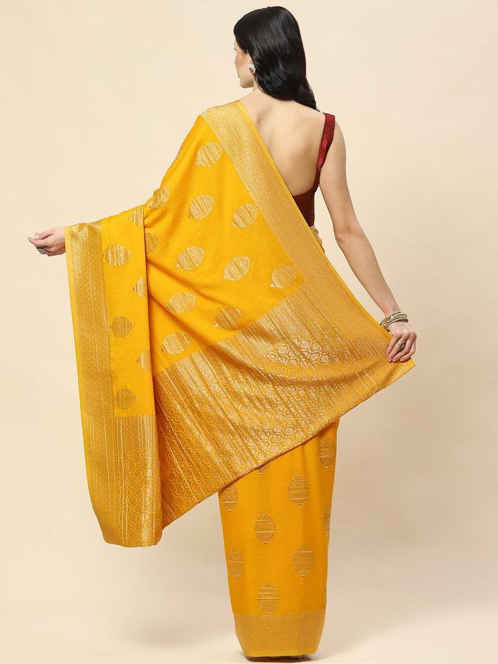 Zari Border Woven Art Tussar Saree