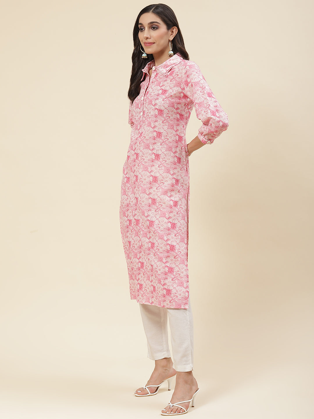 Printed Muslin Kurta