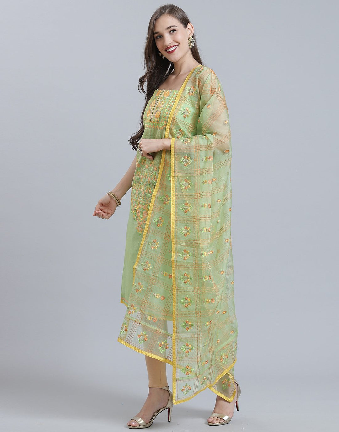 Chanderi Suit Set