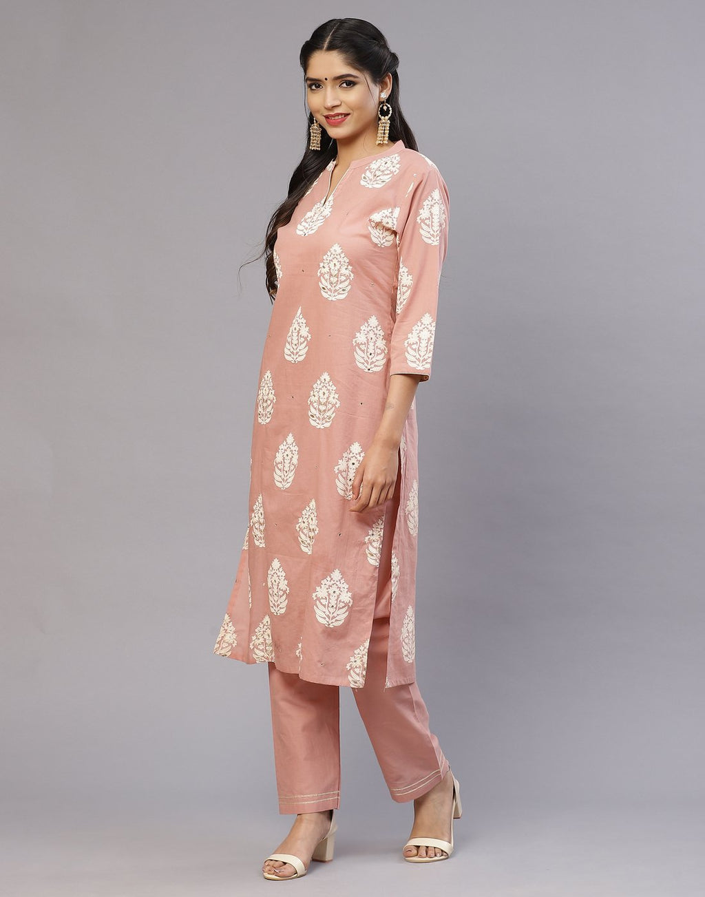 Cotton Printed Kurti Palazzo Set