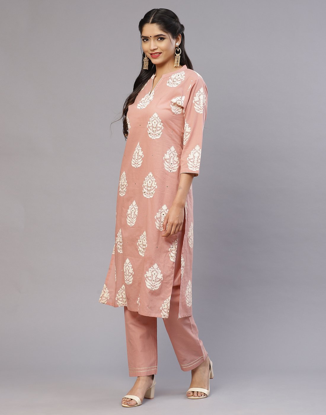 Cotton Printed Kurti Palazzo Set