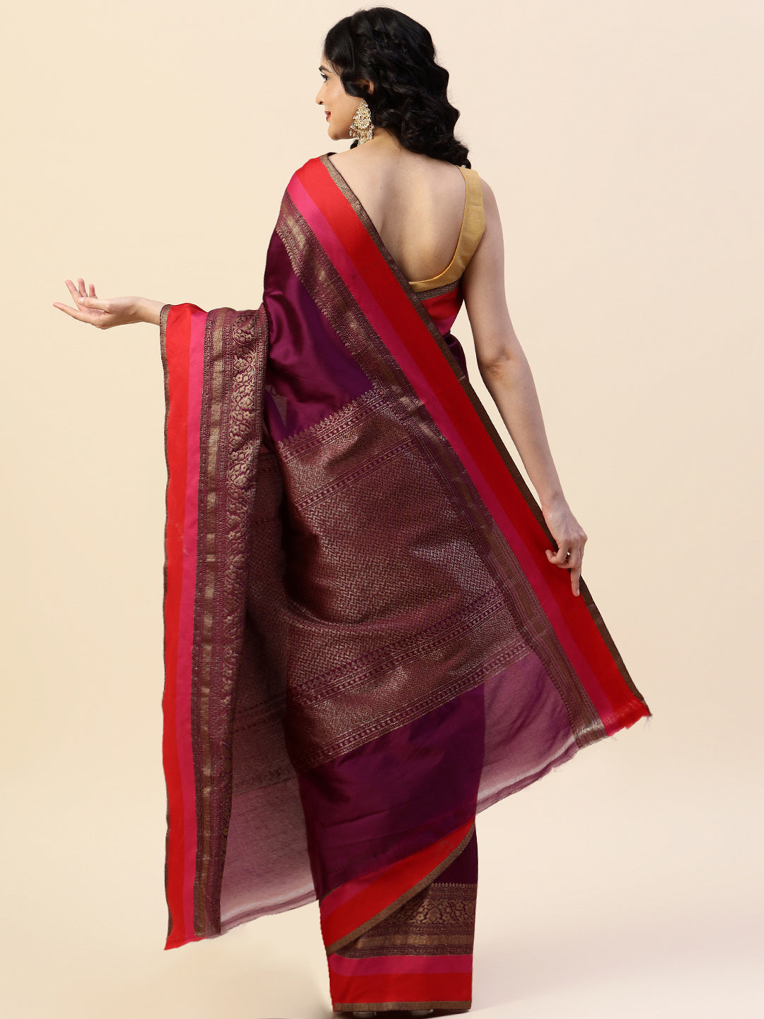 Zari Border Woven Cotton Saree
