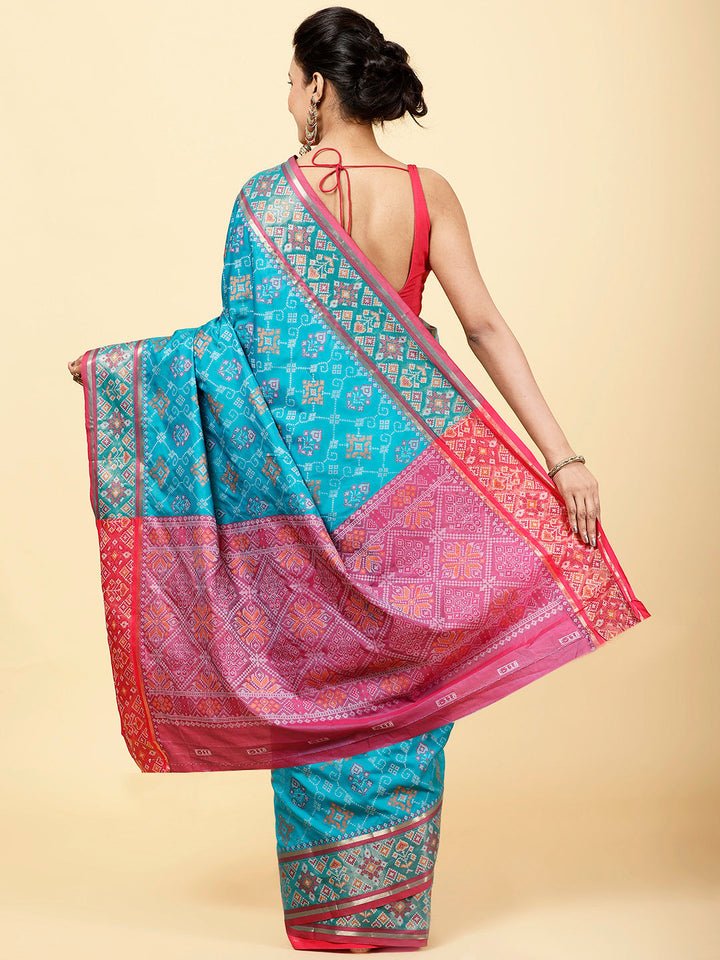 Zari Jaal Handloom Woven Saree