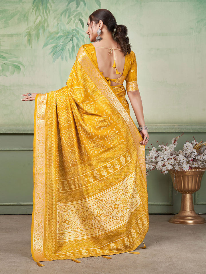 Printed Art Silk Saree