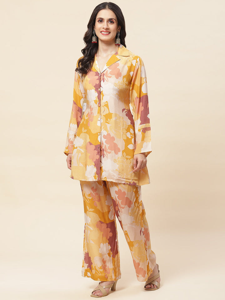 Printed Cotton Kurti With Pants