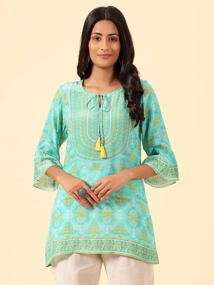 Digital Printed Crepe Kurti