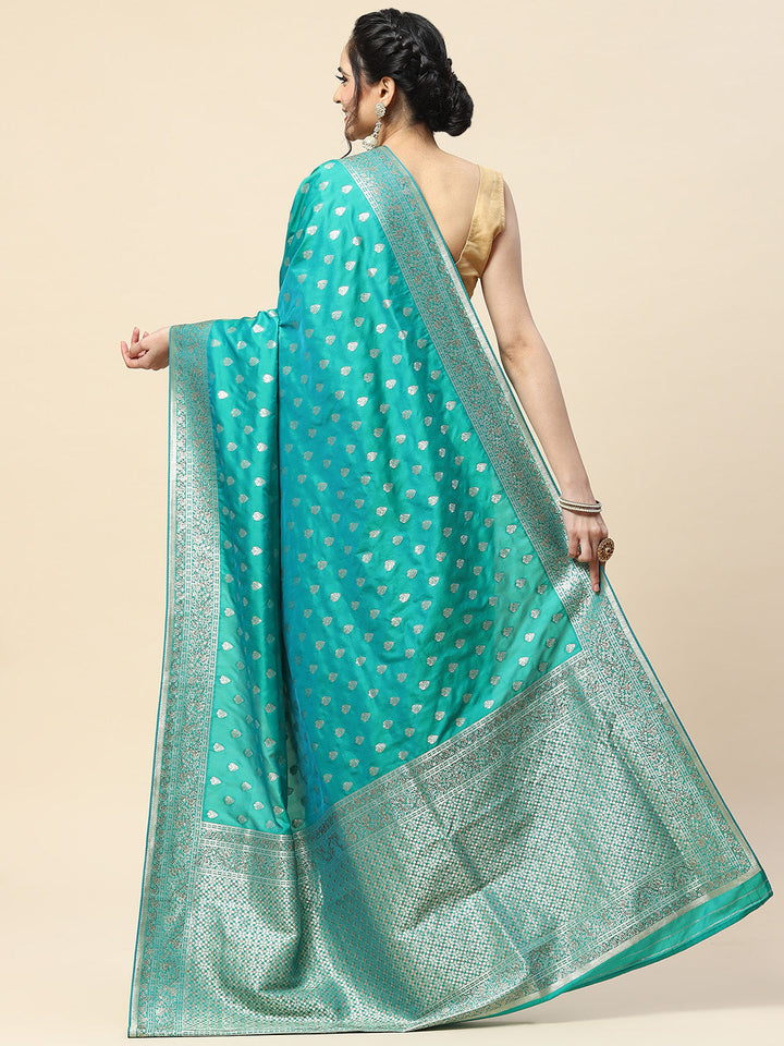 Swarovski Embroidered Banarasi Handloom Saree